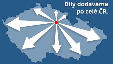 Díly dodáváme po celé ČR